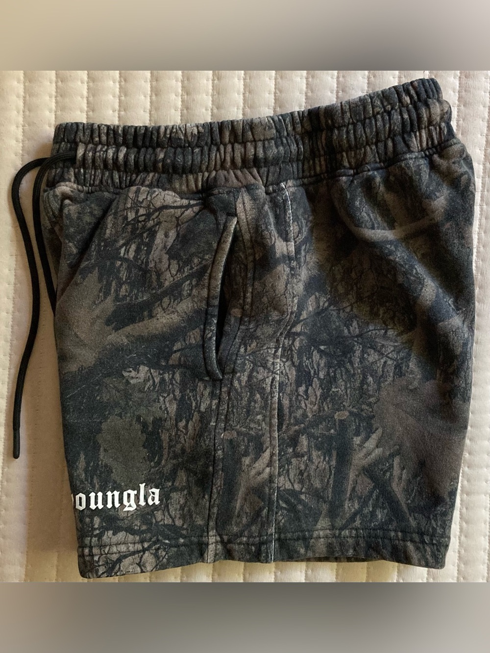 YoungLA Tree Camo Athletic Shorts Men’s Small 4” Cotton Gym Lifting 1118 - Picture 5 of 10